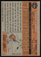 Andy Carey 1960 Topps Series Good Condition Card #196
