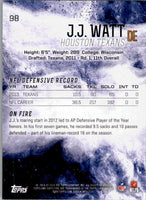 J.J. Watt 2014 Topps Fire Series Mint Card #98
