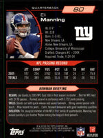 Eli Manning 2006 Bowman Series Mint Card #80
