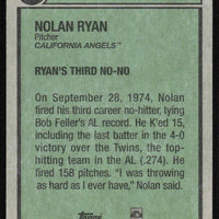 Nolan Ryan 2023 Topps Heritage 1974 Flashbacks Series Mint Card #BF-4
