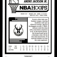 Andre Jackson Jr 2023 2024 Panini Hoops Series Mint Rookie Card #268
