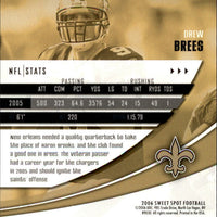 Drew Brees 2006 Upper Deck Sweet Spot Mint Card #61