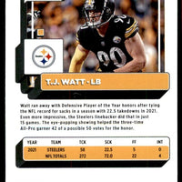 T.J. Watt 2022 Panini Donruss Series Mint Card #221