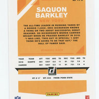 Saquon Barkley 2019 Donruss Press Proof Red Series Mint Card #179