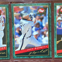 1994 Post Cereal Complete 30 Card Set in Original Box featuring Piazza, Griffey, Thomas ++