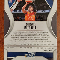 Donovan Mitchell 2019 2020 Panini Prizm Series Mint Card #164