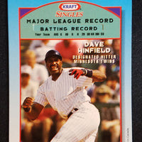 Dave Winfield 1994 Kraft Singles Superstars Pop-Ups Series Mint Card #15