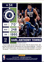 Karl-Anthony Towns 2019 2020 Panini Contenders Series Mint Card #54
