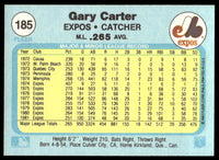 Gary Carter 1982 Fleer Series Mint Card #185
