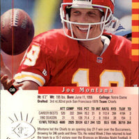 Joe Montana 1993 Upper Deck SP Series Mint Card #122