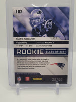 Nate Solder 2011 Panini Absolute Memorabilia Gold Spectrum Series Mint Card #182
