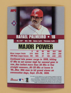 Rafael Palmeiro 2000 Bowman Major Power Series Mint Card #MP5