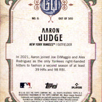 Aaron Judge 2022 Topps Gypsy Queen Card #6