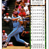 Mike Schmidt 1989 Upper Deck Series Card #406