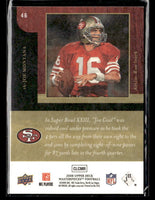 Joe Montana 2008 Upper Deck Masterpieces Series Mint Card #46
