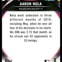 Aaron Nola 2020 Topps Fire Series Mint Card #51