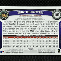 Troy Tulowitzki 2011 Topps Diamond Anniversary Series Mint Card  #400