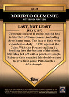Roberto Clemente 2012 Topps Golden Greats Series Mint Card #GG38
