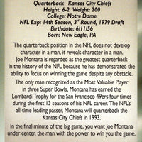 Joe Montana 1993 Pro Set Power Series Mint Card #200