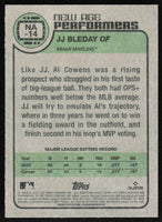JJ Bleday 2023 Topps Heritage New Age Performers Series Mint Card #NA-14
