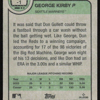 George Kirby 2023 Topps Heritage New Age Performers Series Mint Card #NA-1