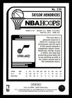 Taylor Hendricks 2023 2024 Panini Hoops Series Mint Rookie Card #236
