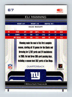 Eli Manning 2006 Donruss Gridiron Gear Series Mint Card #67
