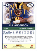 C.J. Anderson 2019 Score GOLD Series Mint Card #324
