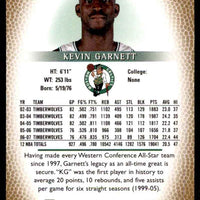 Kevin Garnett 2007 2008 SP Authentic Series Mint Card #21