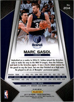 Marc Gasol 2017 2018 Panini Prizm Green Series Mint Card #204
