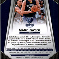 Marc Gasol 2017 2018 Panini Prizm Green Series Mint Card #204