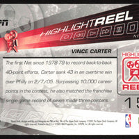 Vince Carter 2005 2006 Upper Deck ESPN Highlight Reel Series Mint Card #HR11