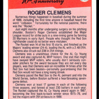 Roger Clemens 1990 Fleer Series Mint Card #627