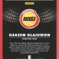 Hakeem Olajuwon 2012 2013 Panini Heroes of the Hall Series Mint Card #1