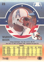 Warren Moon 1991 Fleer Stars and Stripes Series Mint Card #23
