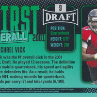 Michael Vick 2023 Leaf Draft First Overall Series Mint Card #9