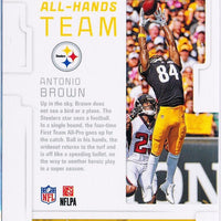 Antonio Brown 2019 Score All Hands Team Series Mint Card #AHT-10