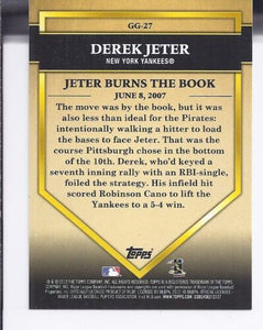 Derek Jeter 2012 Topps Golden Greats Series Mint Card #GG27