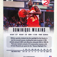 Dominique Wilkins 2012 2013 Panini Prizm Series Mint Card #188  First Year Of Prizm