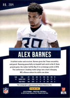 Alex Barnes 2019 Prestige Xtra Points Autographed Mint Rookie Card #284
