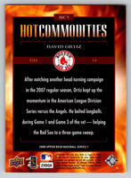 David Ortiz 2008 Upper Deck Hot Commodities Series Mint Card  #HC3
