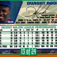 Dwight Gooden 1993 Duracell Power Players Series Mint Card #13