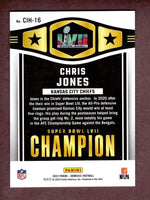 Chris Jones 2023 Donruss Champ Is Here Series Mint Card #CIH-16
