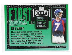 John Elway 2023 Leaf Draft First Overall Series Mint Card #4