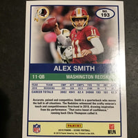 Alex Smith 2019 Panini Score SCORECARD Series Mint Card #193