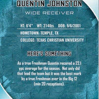 Quentin Johnston 2023 Sage Series Mint Rookie Card #63