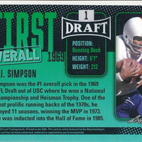 O.J. Simpson 2023 Leaf Draft First Overall Series Mint Card #1