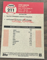 Steve Carlton 2022 Topps Chrome Platinum Series Mint Card #211
