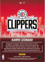 Kawhi Leonard 2022 2023 Panini Hoops City Edition Series Mint Card #17
