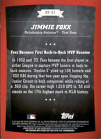 Jimmie Foxx 2010 Topps Peak Performance Series Mint Card #PP-21
